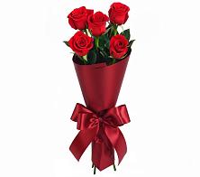 Букет 5 Красных роз Эдлесс Лав в Синегорском
