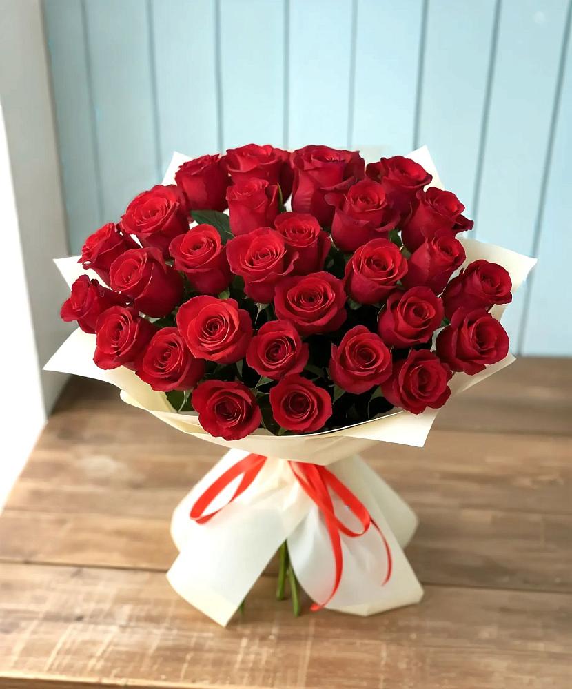 Букет 29 Красных роз в Синегорском