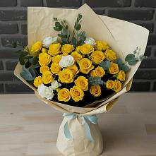 Букет цветов из:  Розы в Синегорском