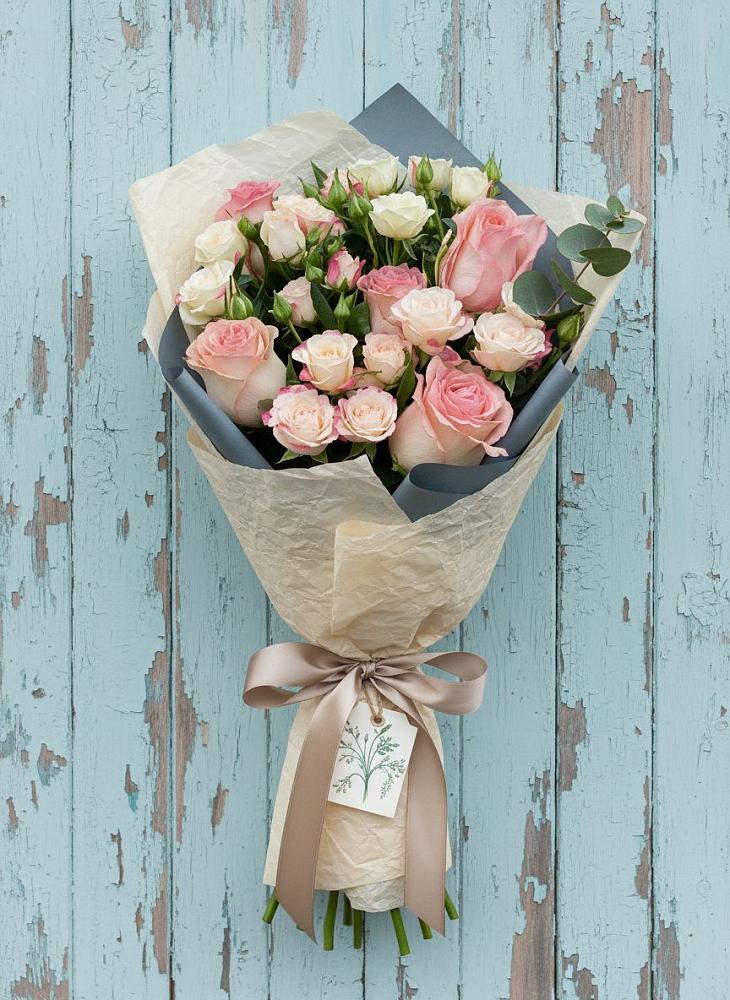 Букет цветов из: Розы в Синегорском