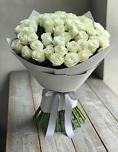 Букет 35 Белых роз в Синегорском