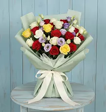 Букет цветов из:  Розы в Синегорском