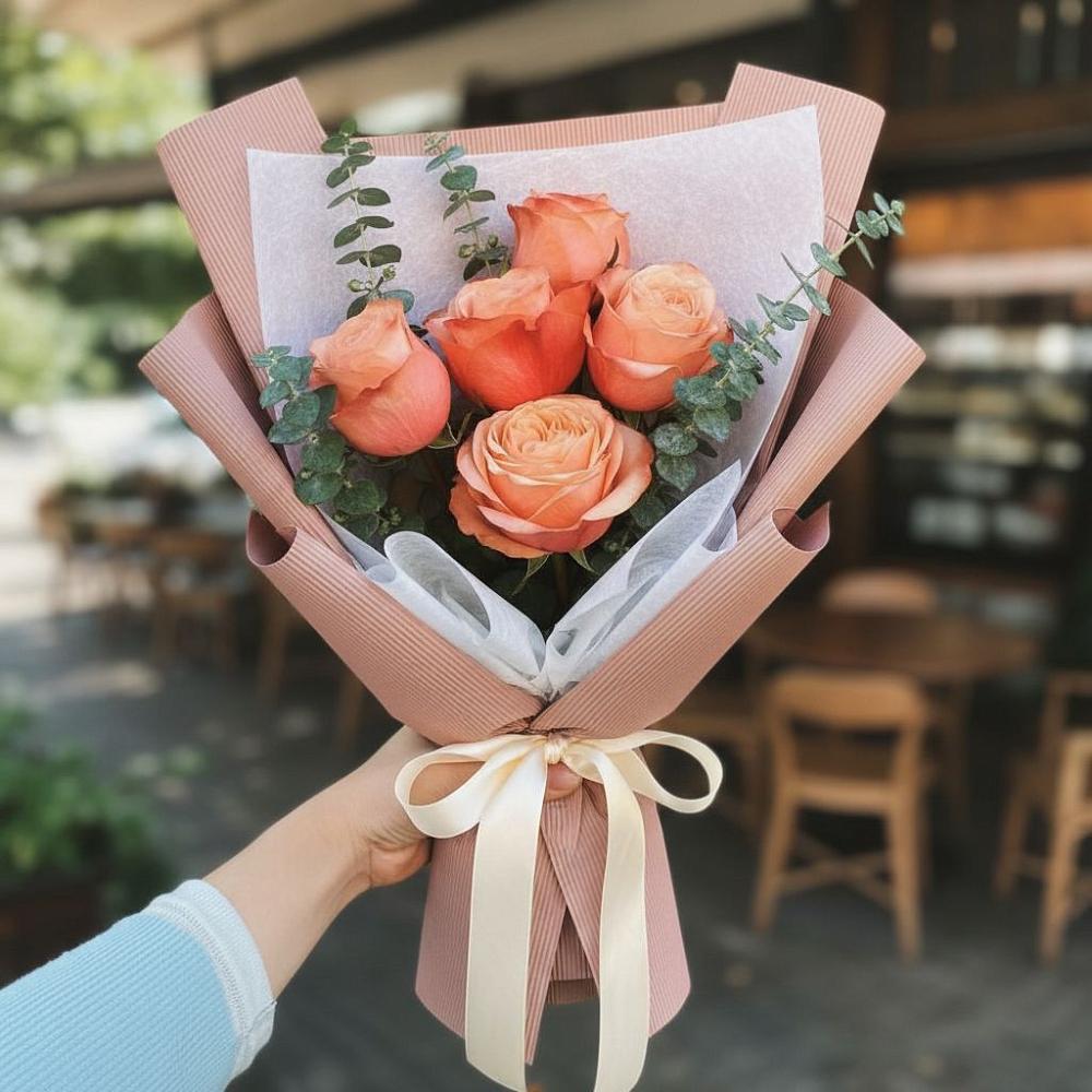 Букет цветов из: Розы в Синегорском