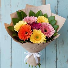 Букет цветов из:  Герберы #REPLACE_PRED# Синегорском