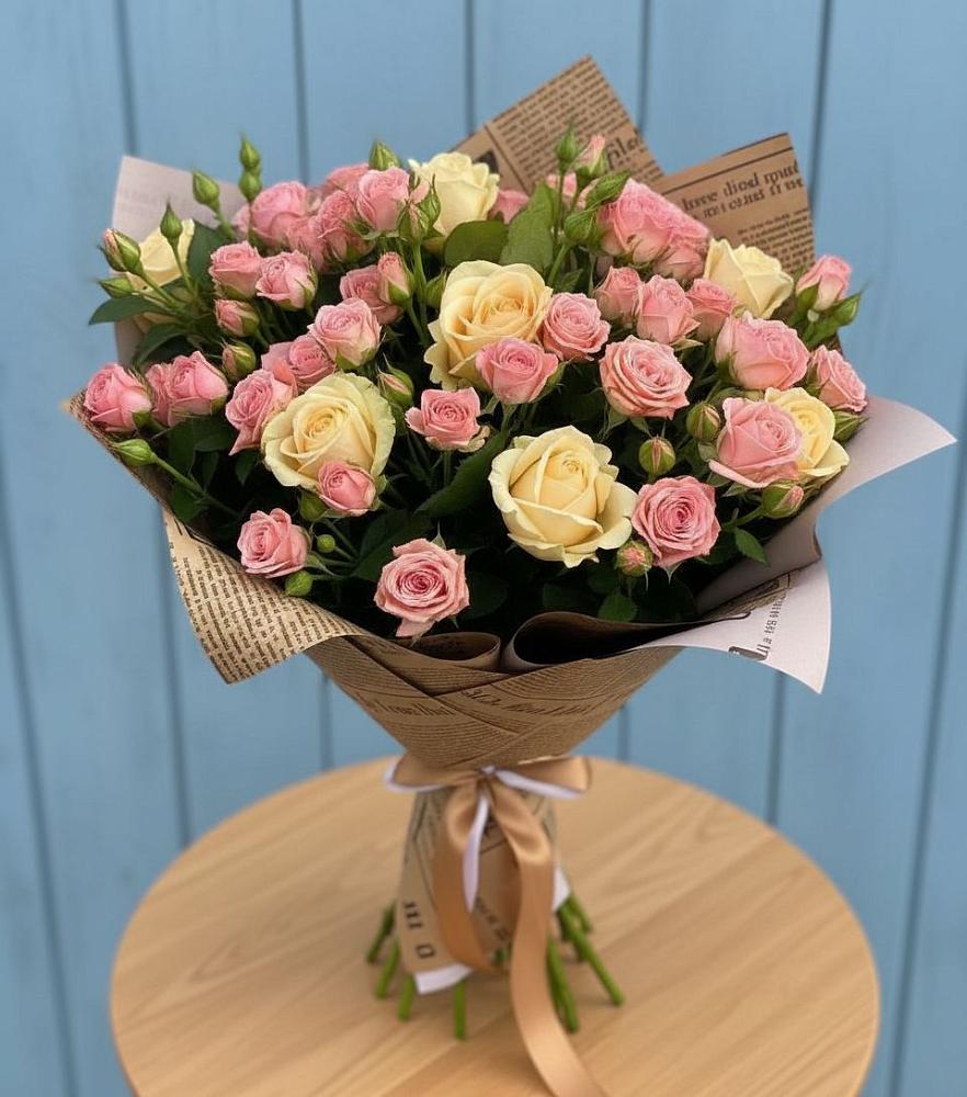 Букет цветов из: Розы в Синегорском