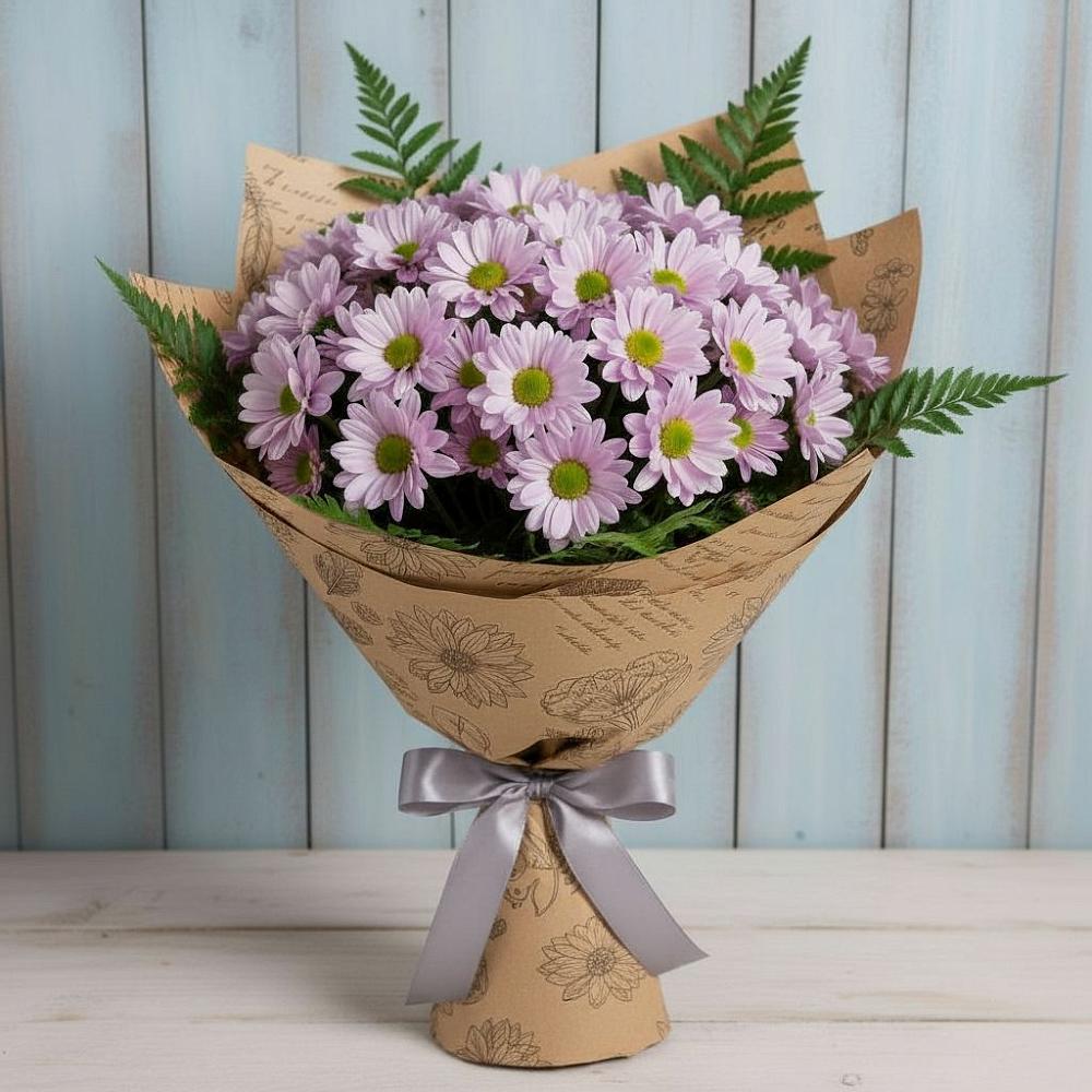 Букет цветов из: Хризантемы в Синегорском