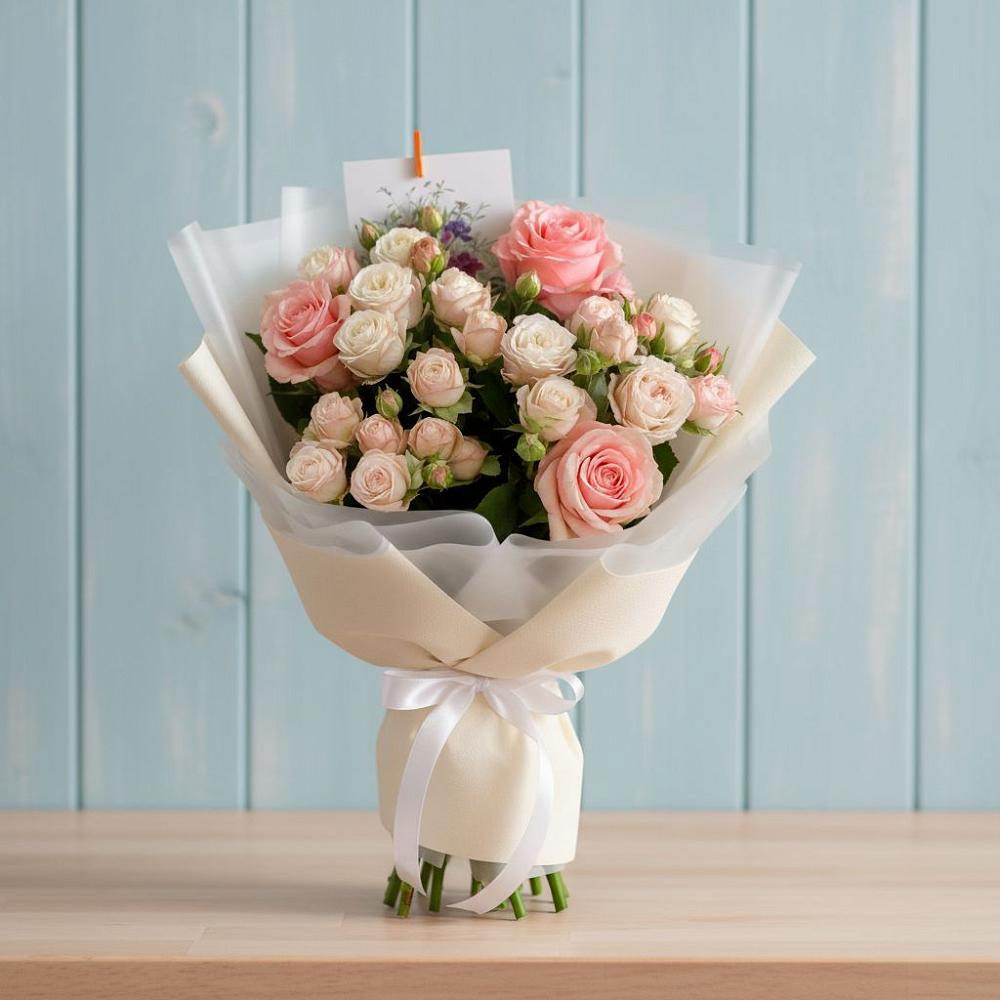 Букет цветов из: Розы в Синегорском