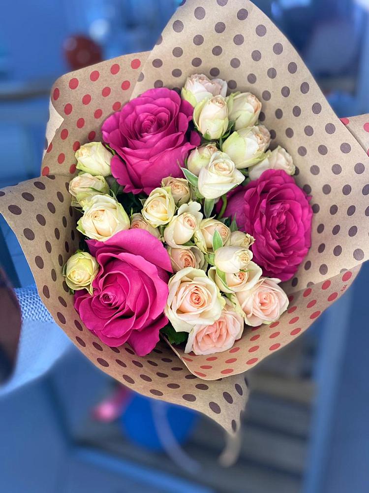 Букет цветов из: Розы в Синегорском