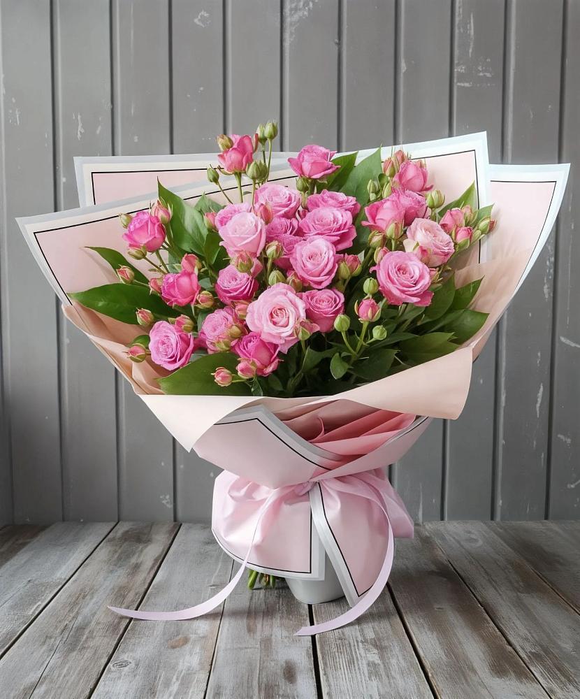 Букет Розовый кустик в Синегорском