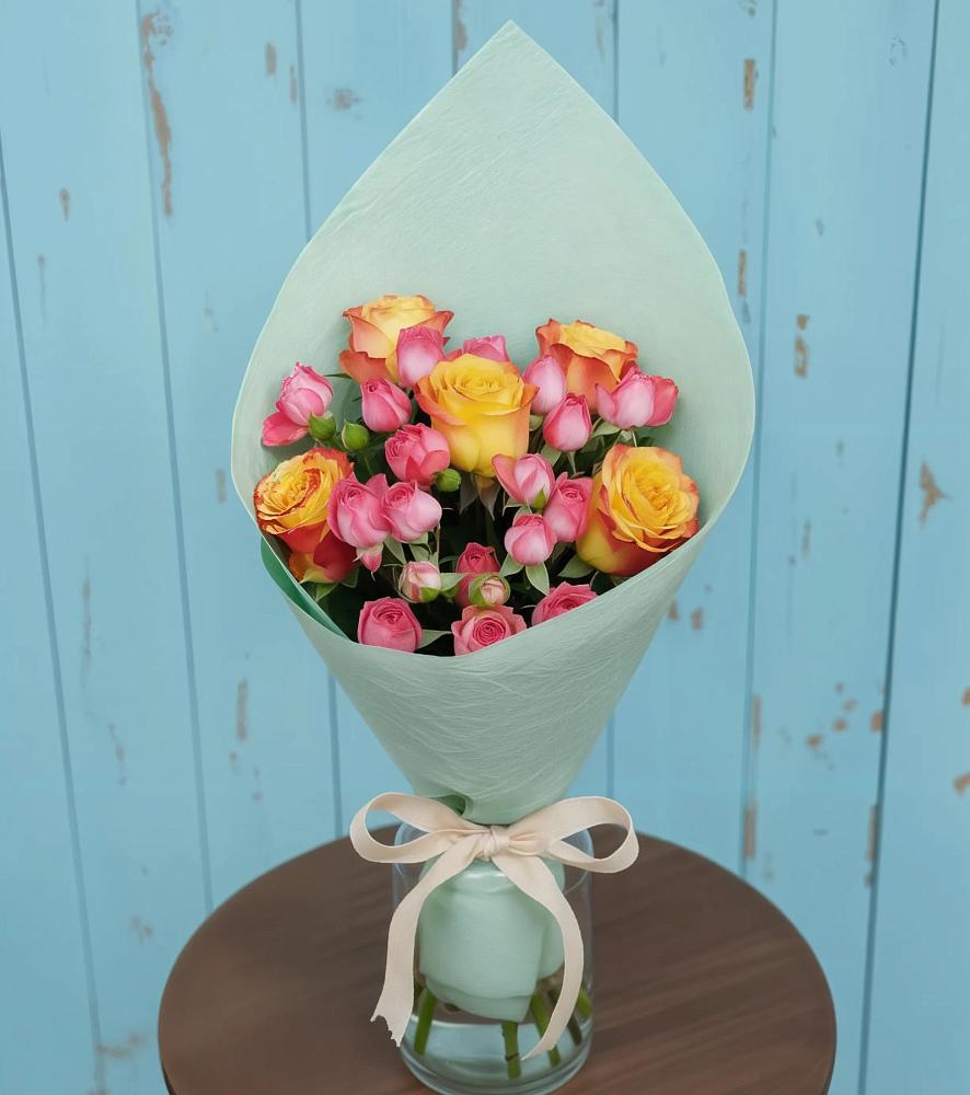 Букет цветов из: Розы в Синегорском