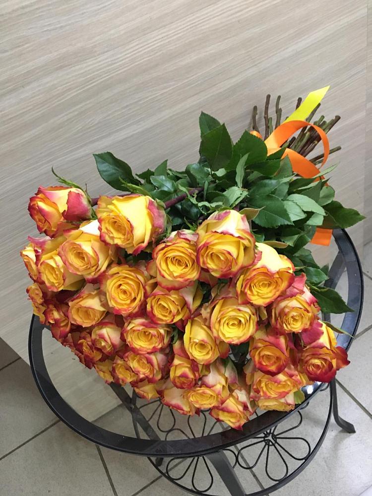 Букет Желтые розы в Синегорском