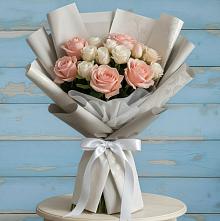Букет цветов из:  Розы в Синегорском
