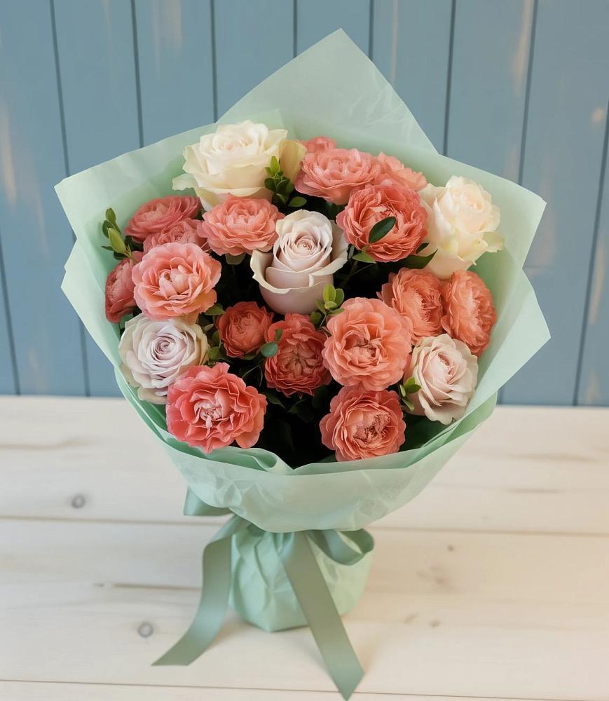 Букет цветов из: Розы в Синегорском