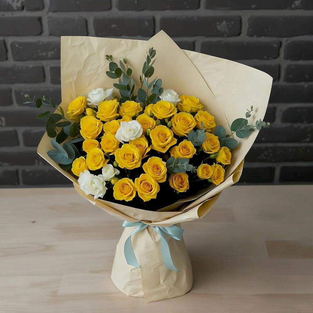 Букет цветов из: Розы в Синегорском