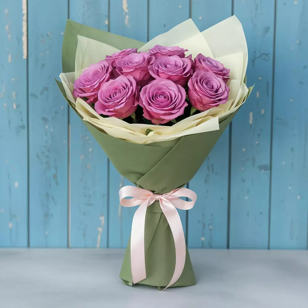 Букет Розы Фёрст Леди в Синегорском