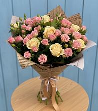 Букет цветов из:  Розы в Синегорском