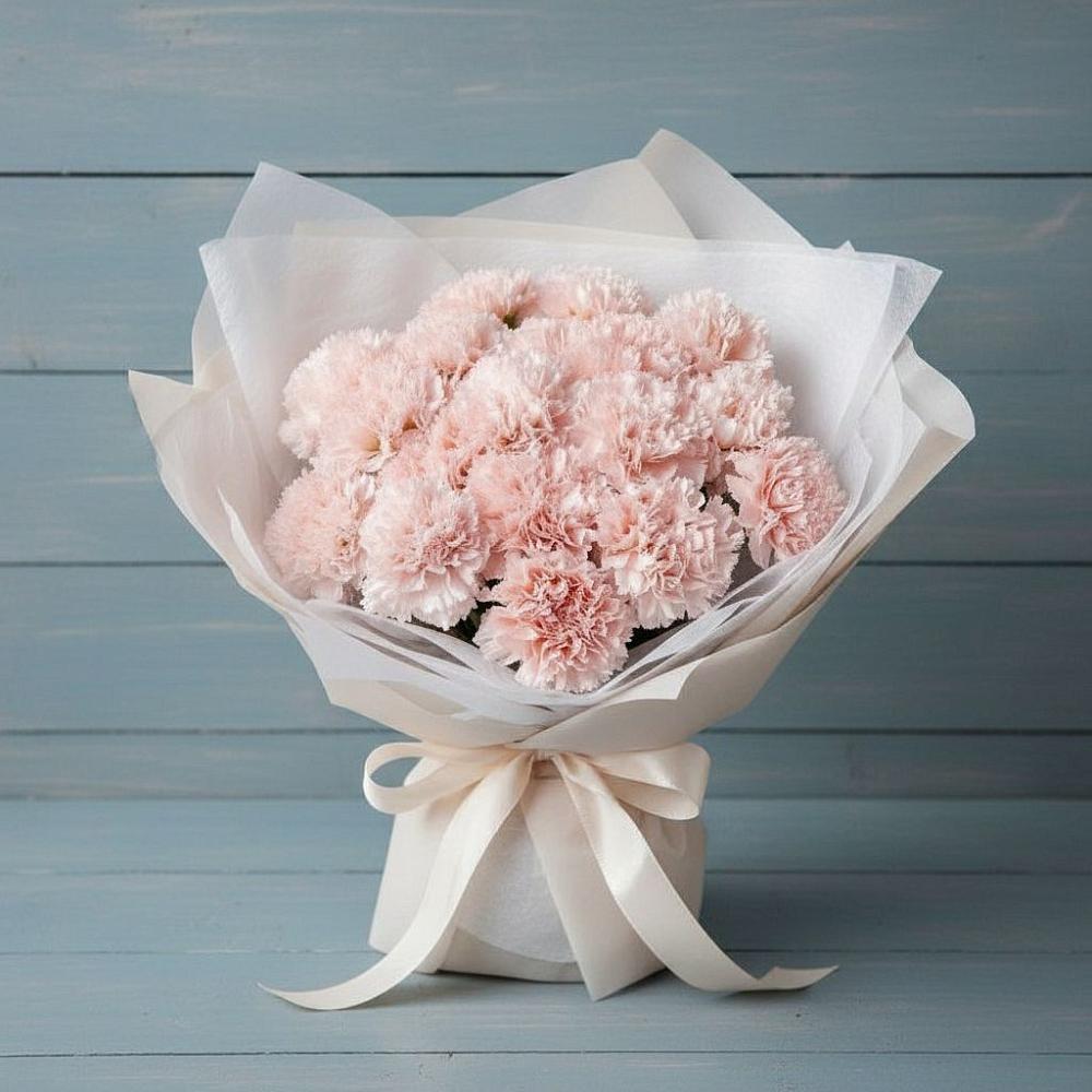 Букет цветов из: Гвоздики в Синегорском