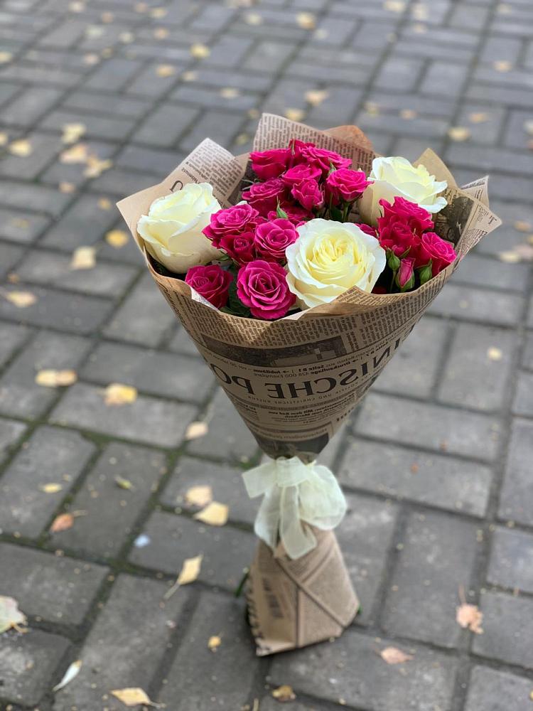 Букет цветов из: Розы в Синегорском