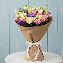 Букет цветов из:  Лизиантусы в Синегорском