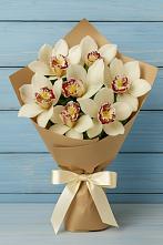 Букет цветов из:  Орхидеи и Розы в Синегорском